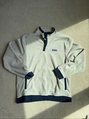 Vintage Patagonia Men's Shearling Button Pullover